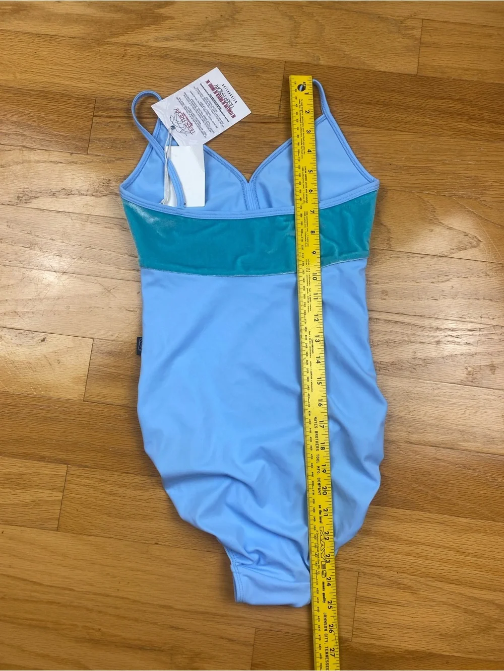 NWT Tiger Friday Adult Small Dream Leotard Bluebird Dance Velvet